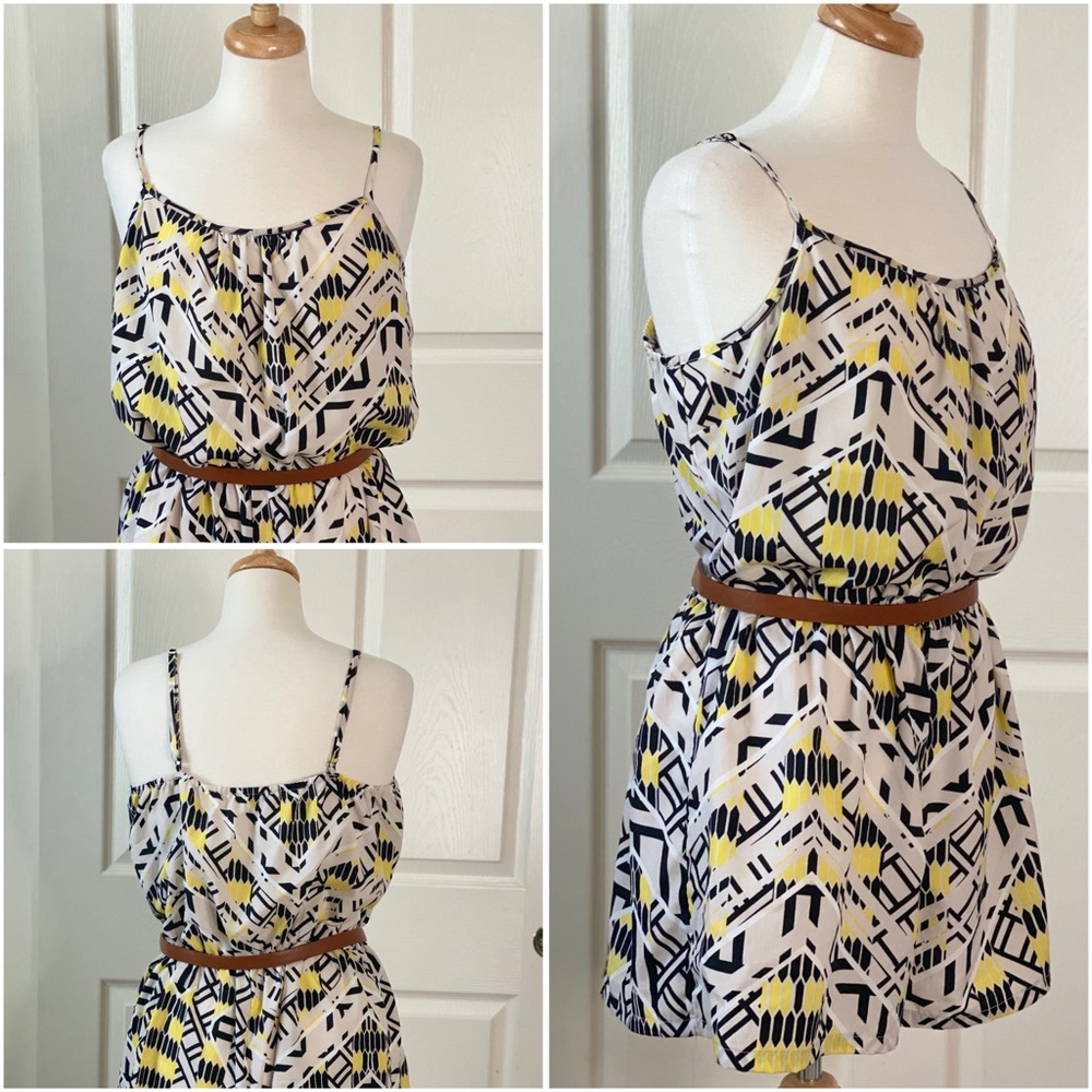 Geometric Short Romper